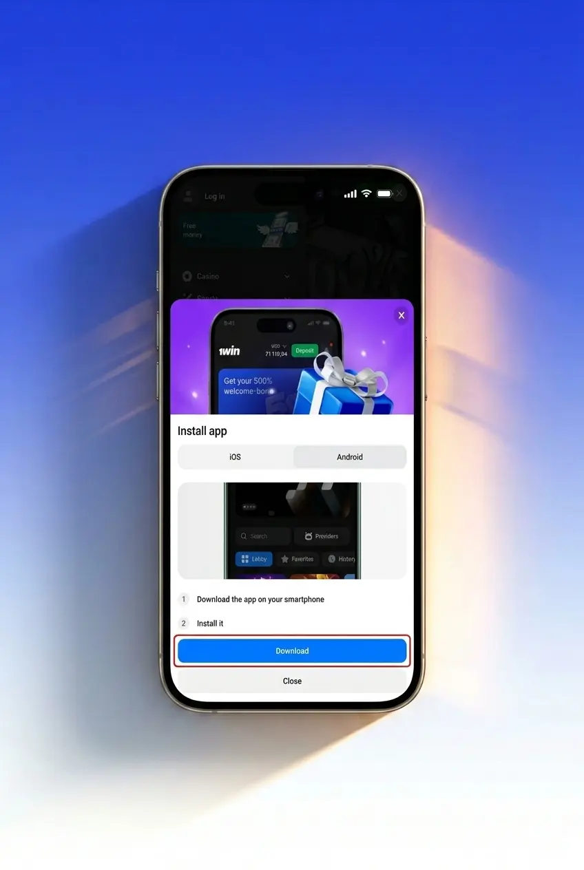 Android installation steps for Aviator app