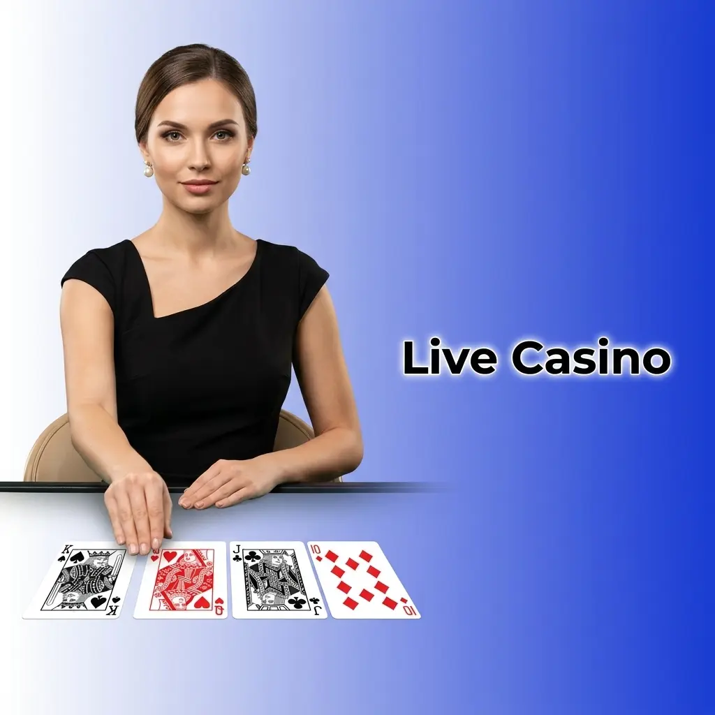 Live casino dealers streaming from professional studios