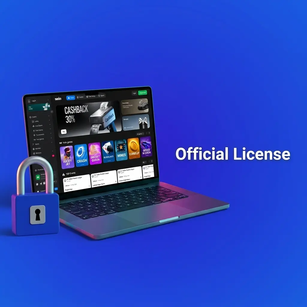Official License certification for 1win