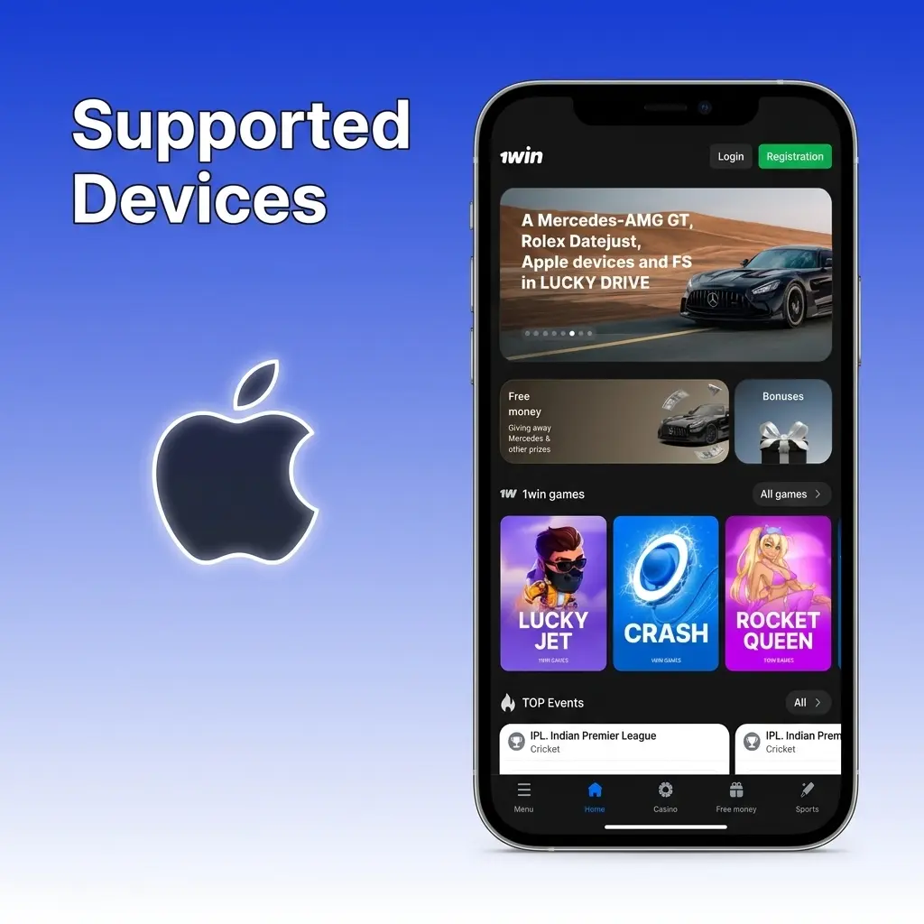 Apple devices compatible with 1win PWA
