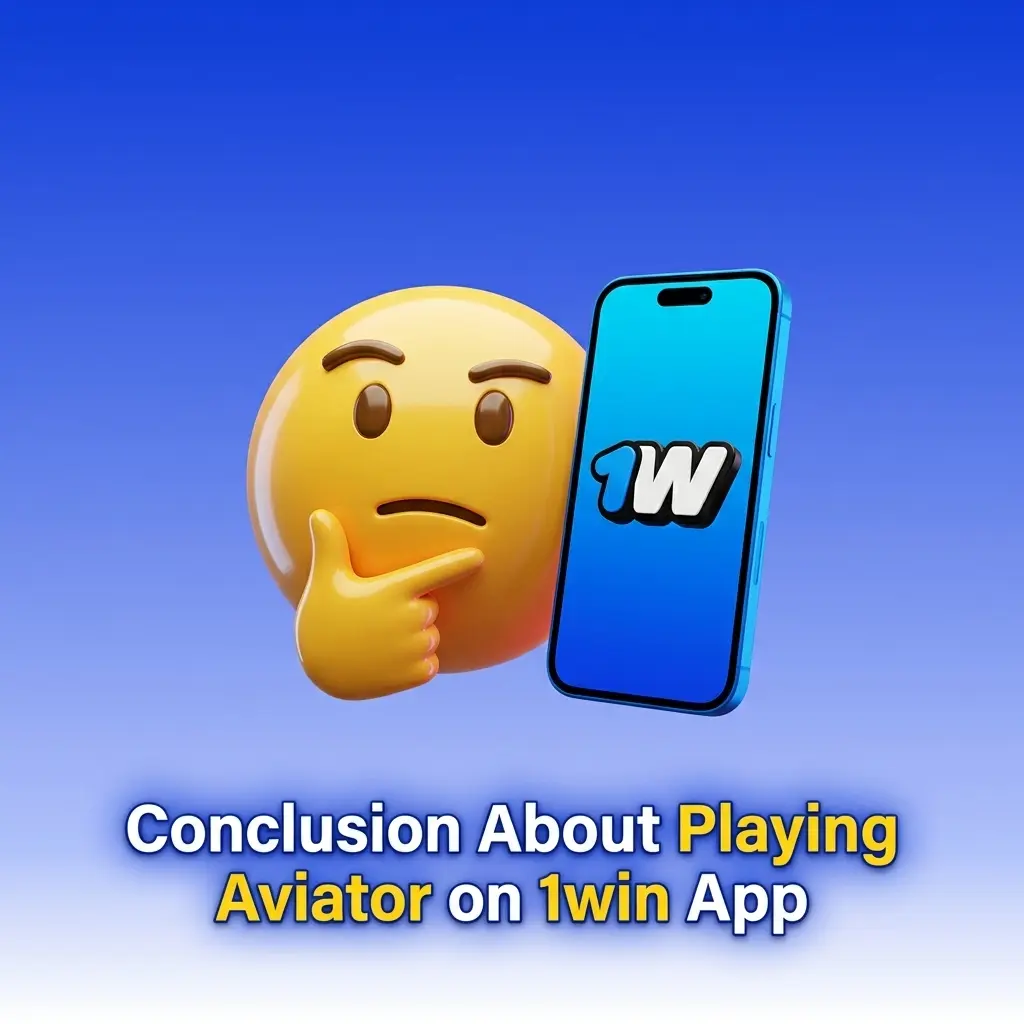 Aviator game on 1win mobile app
