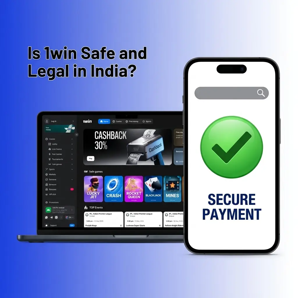 1win security and legal compliance in India